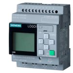 LOGO!12/24RCE, Ethernet, web server, datalog Micro SD-Card Logo!, 8 DI (4AI de 0-10V) / 4 DO relé (10A), Siemens