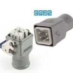 CONECTOR 5 POLOS SET 10A MACHO Y HEMBRA JUNTOS EBM05FU30+EBM05PU31, EMAS