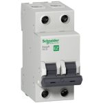 INTERRUPTOR AUT TERMOMAG P/RIEL 2P 16A 230/400VAC 10/6KA EASY9, EZ9F56216, Schneider