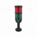 Baliza rojo y verde 220 vac LED, cuerpo completo, 70 mm, EMAS.