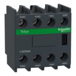 BLOCK CONTACTO AUXILIAR FRONTAL 4NA P/ LC1D-LC1F LADN40, SCHNEIDER