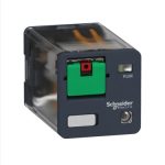RELE ENCHUFABLE UNIVERSAL LED ( 11 PINES) 10A, BOTON TEST, Bob: 230VAC, RUMC32P7, SCHNEIDER