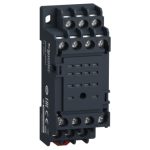 BASE P/RELE ZELIO RXZ 14 pines - Contactos mixtos 7A-250 VAC, RXZE1M4C, SCHNEIDER